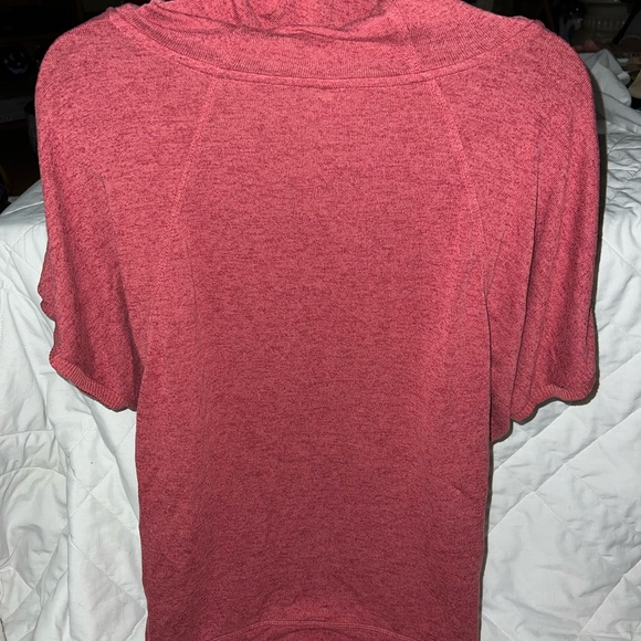 Hyba Hooded Tie Batwing Short Sleeve Sweater - Picture 5 of 10